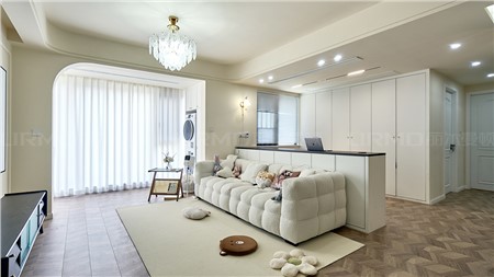 麗爾曼頓家居 | 98㎡一眼就淪陷的奶油風設計